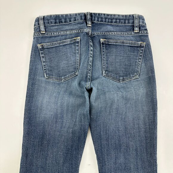 J. Crew Bootcut Women's size 27P Dark Wash Blue Denim Jeans - Picture 5 of 5